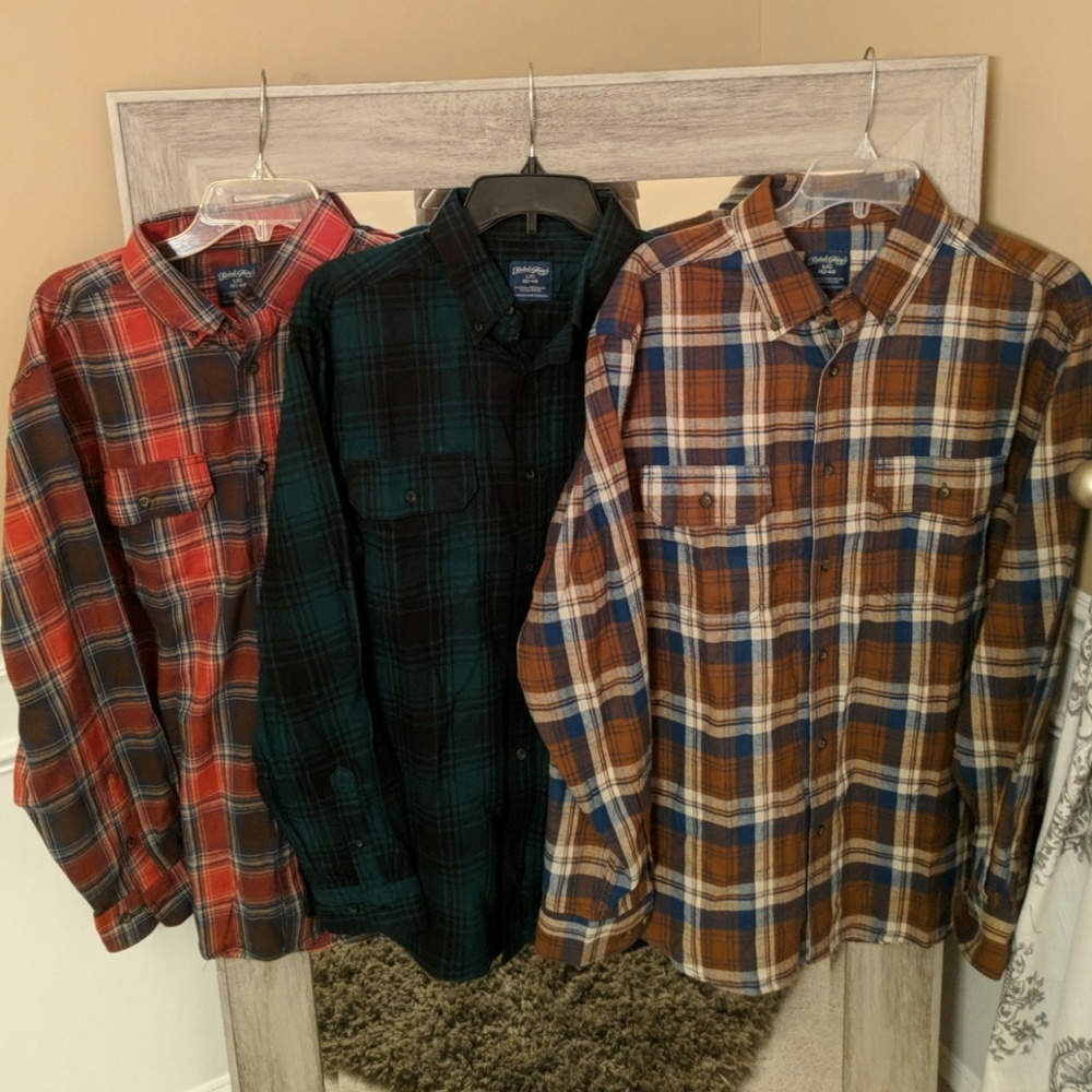 Mens Long sleeve shirts 💯 cotton